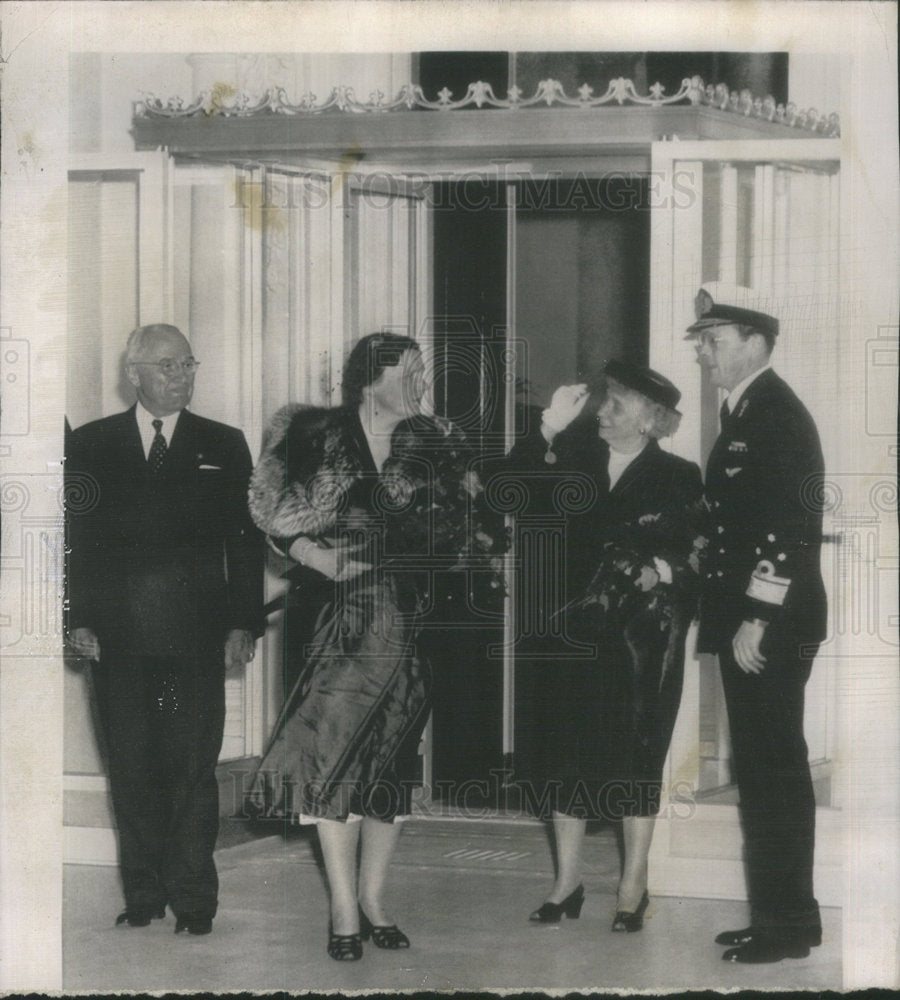 1952 Queen Juliana & Bernhardt With President and Mrs.Truman.-Historic Images