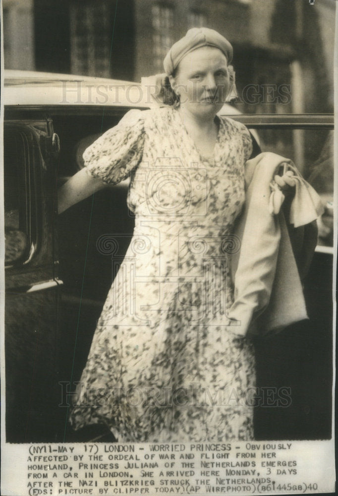 1940 Queen Juliana Netherlands Royalty-Historic Images