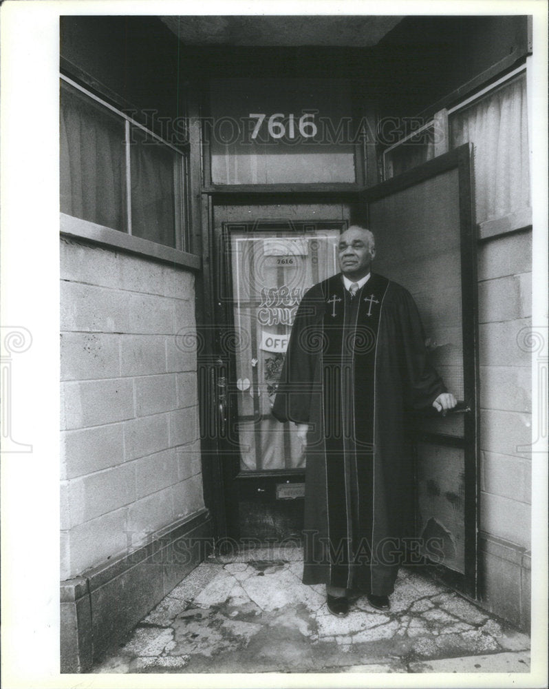 1967 Rev Hiram Crawford founder Israel Methodist Community Church - Historic Images