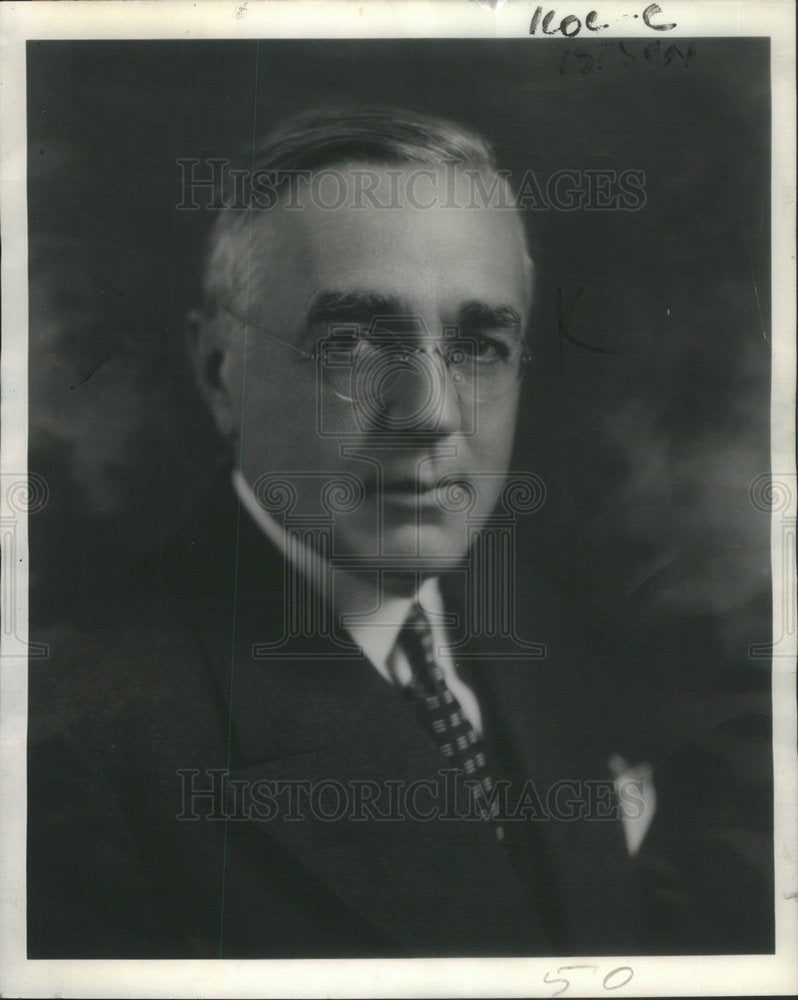 1939 Mark Cresap President Hart Schaffner Marx northwestern  trustee-Historic Images