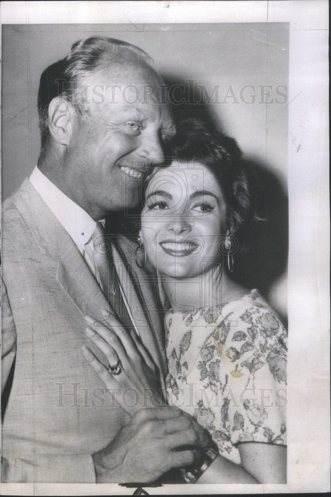 1958 Press Photo Linda Cristal Argentine Film & Television Actress - RSC19399 - Historic Images