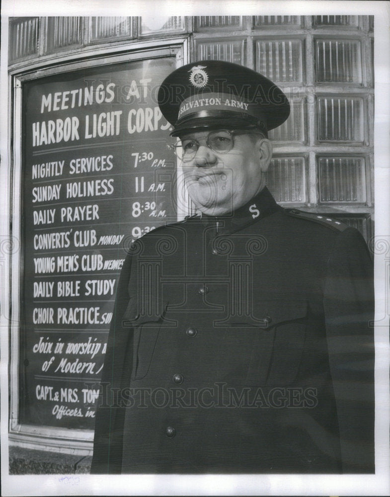 1952 Captain Thomas Crocker Salvation Army Harbor Light Corps-Historic Images