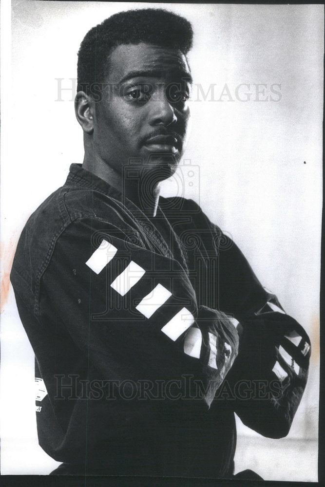 1990 Kiwan Dixon Karate Black Belt Master-Historic Images