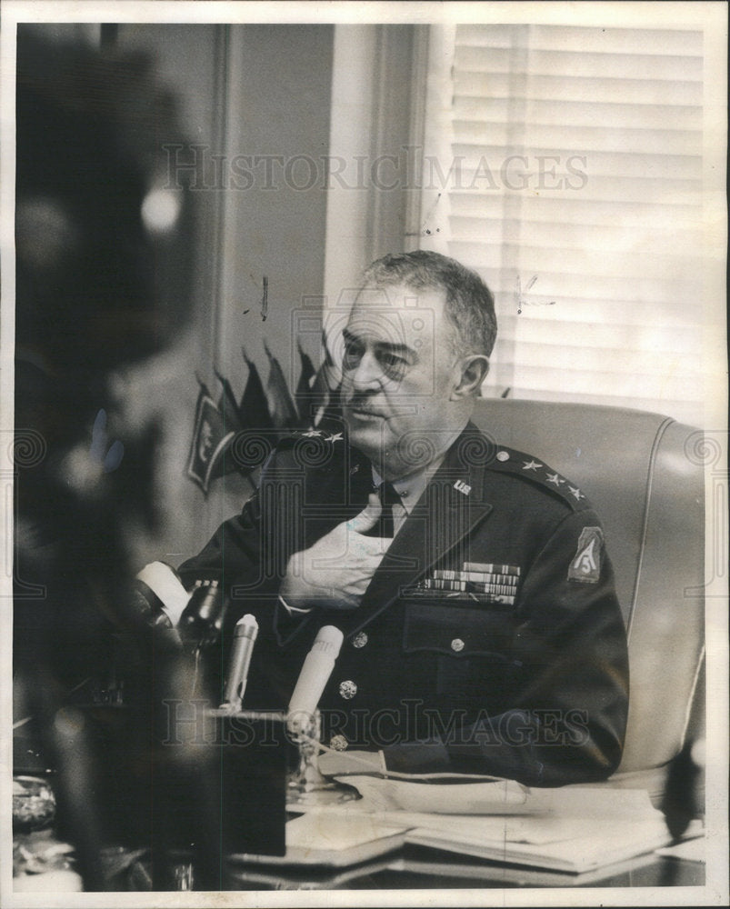 1963 Lt Gen Charles G Dodge Commander 5th Army Defense-Historic Images
