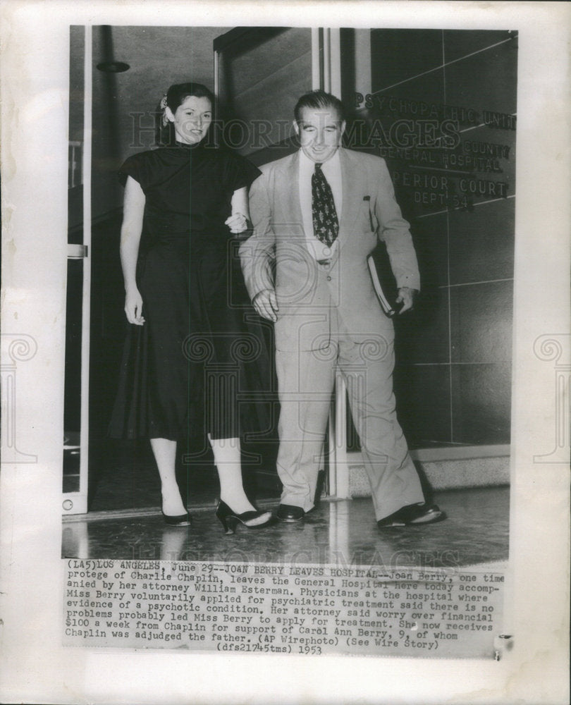1953 Press Photo Joan Barry American Politician Missouri Representative - Historic Images