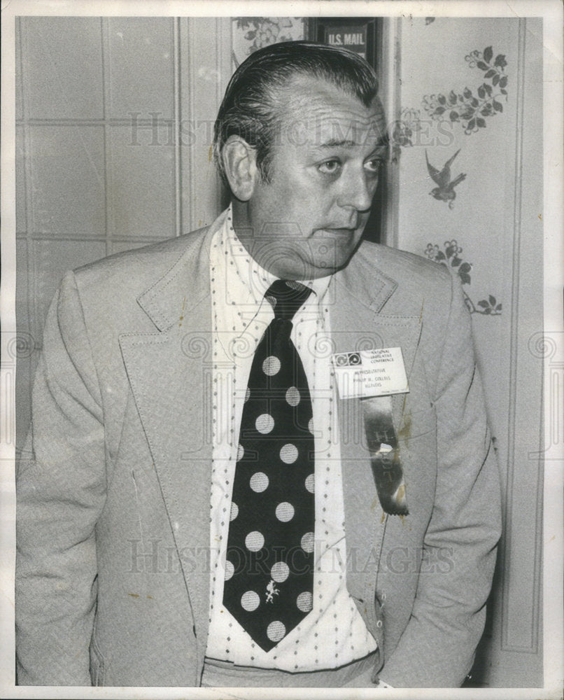 1974 State Rep Philip W Collins-Historic Images