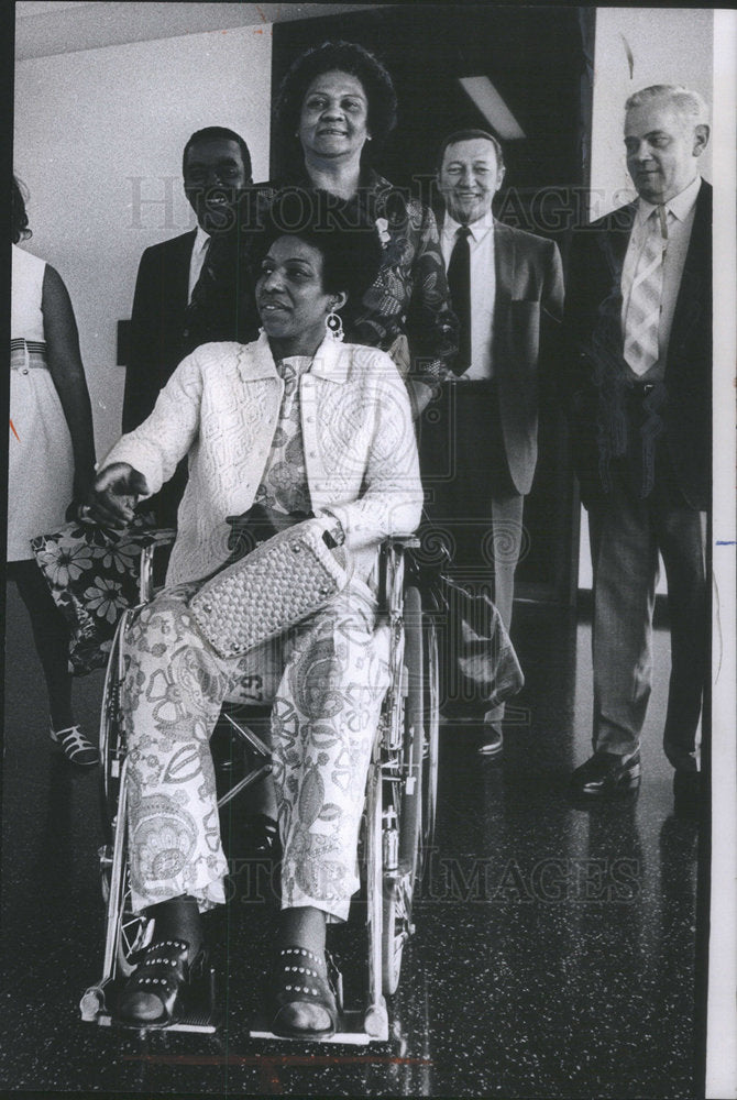 1970 Press Photo Rebecca Beasley Airlines Crash Accident Case Victim Chicago - Historic Images