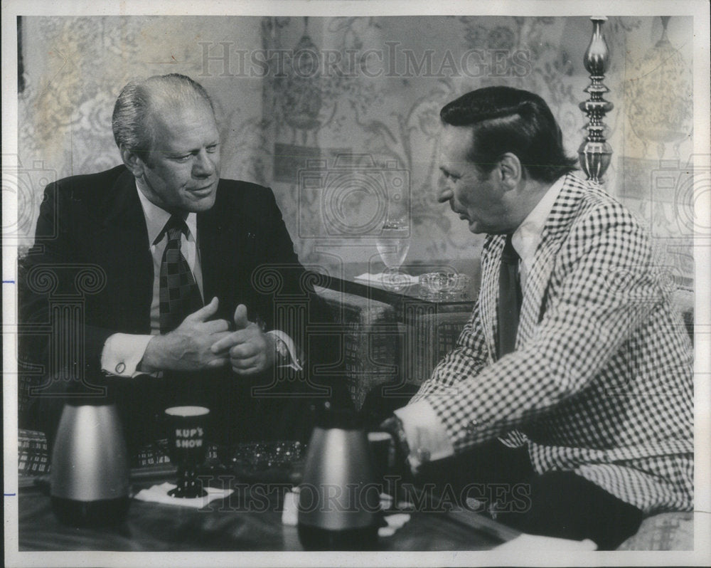 1975 President Ford Chats with John Cardinal Cody in McCormick Place-Historic Images