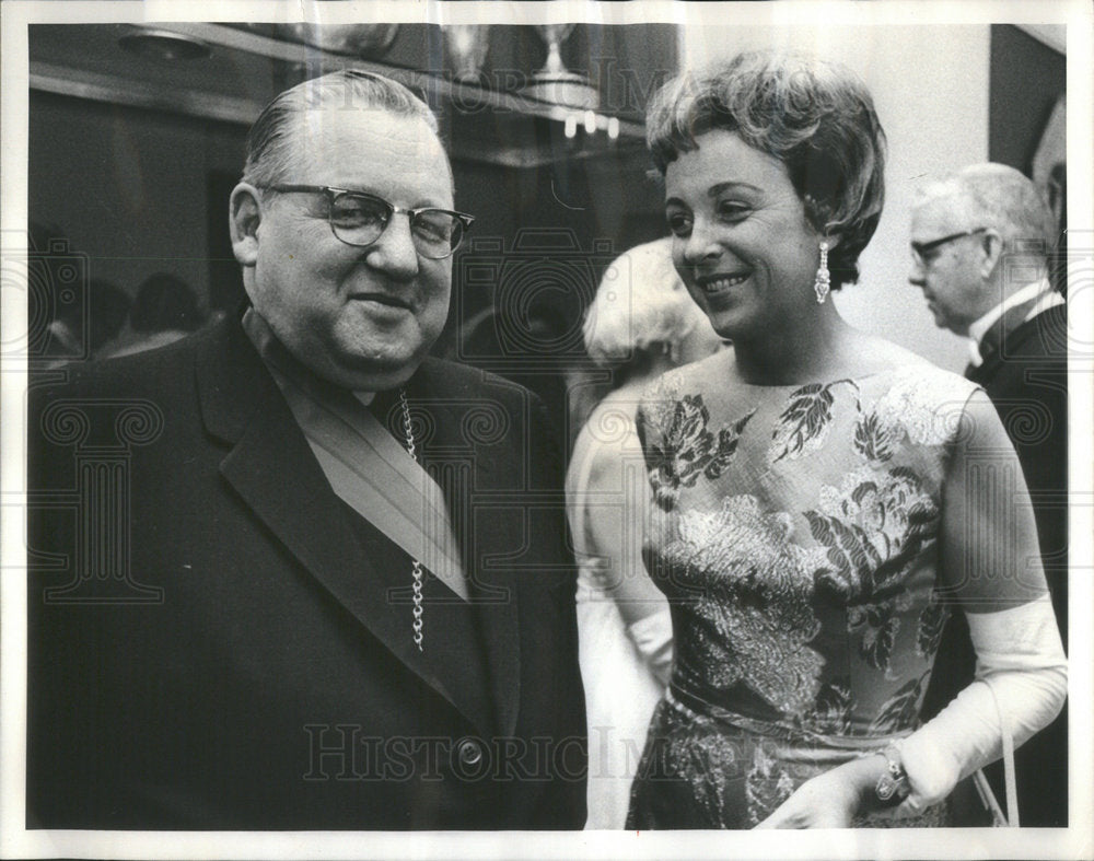 1966 Gene Pesek Lincoln Academy Park Racquet Club Archbishop Sam-Historic Images