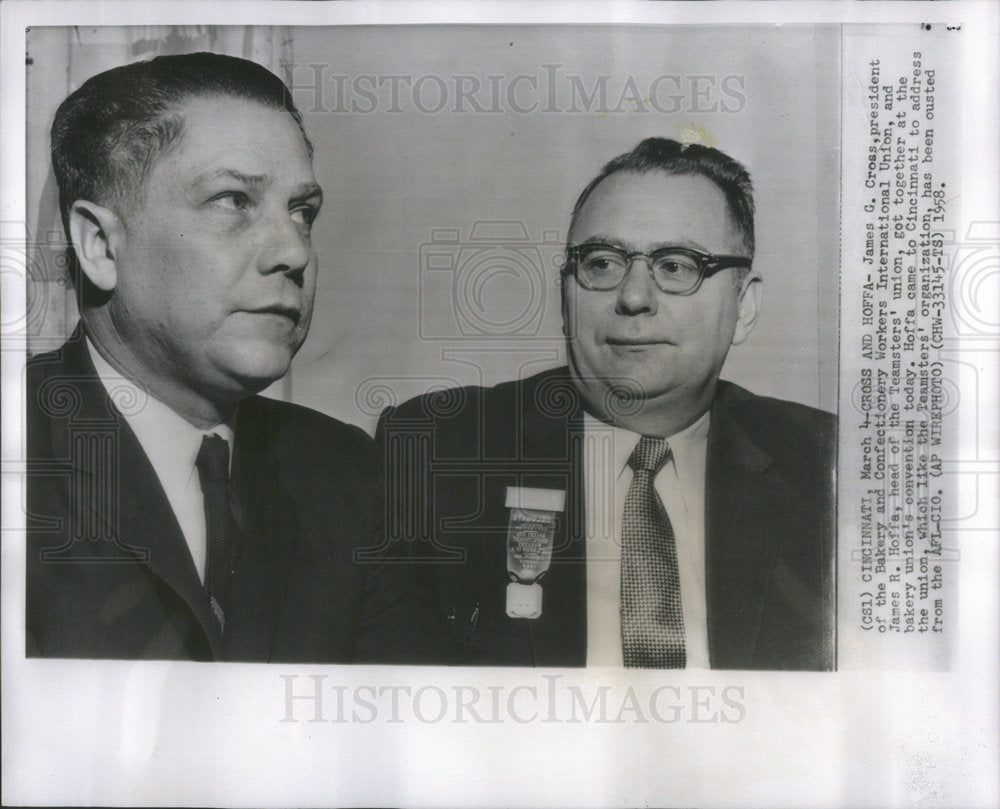 1958 James Cross Bakery Confectionery Workers International Union-Historic Images