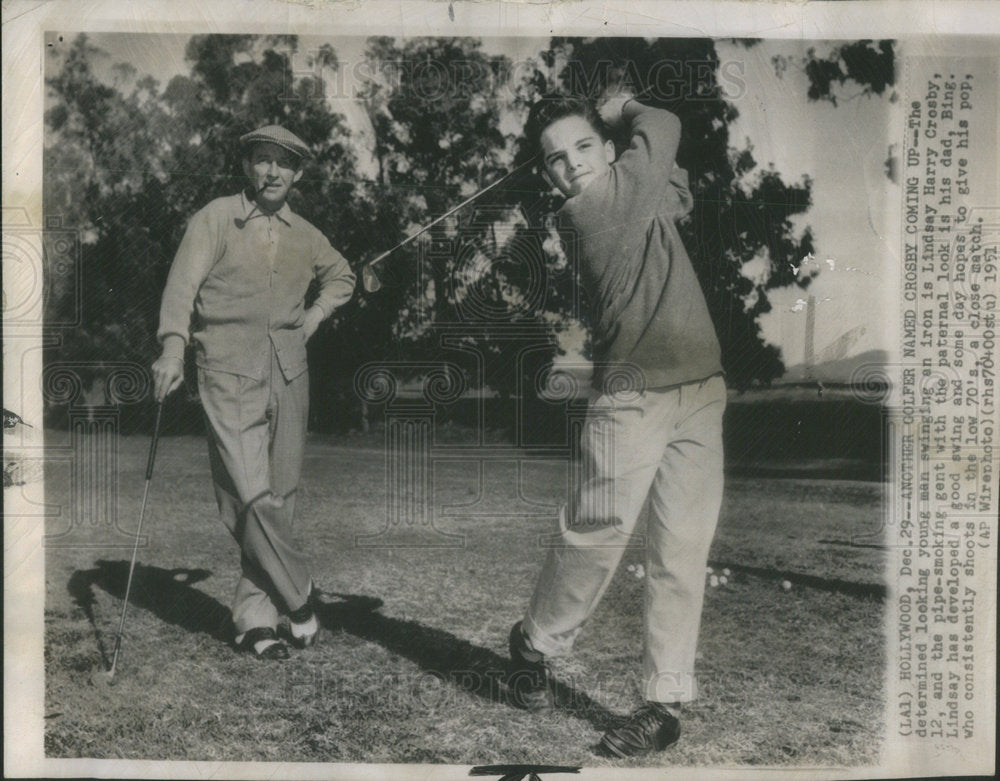 1951 Lindsay Harry Crosby dad Bing-Historic Images