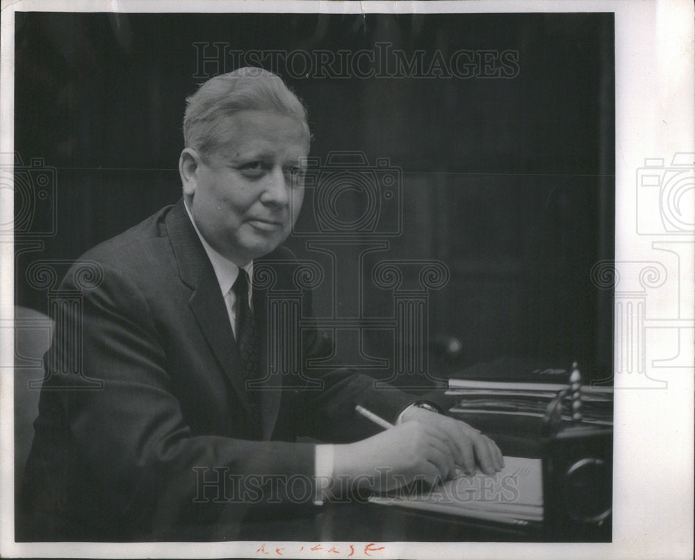 1961 David Kennedy Board Bank chairman-Historic Images