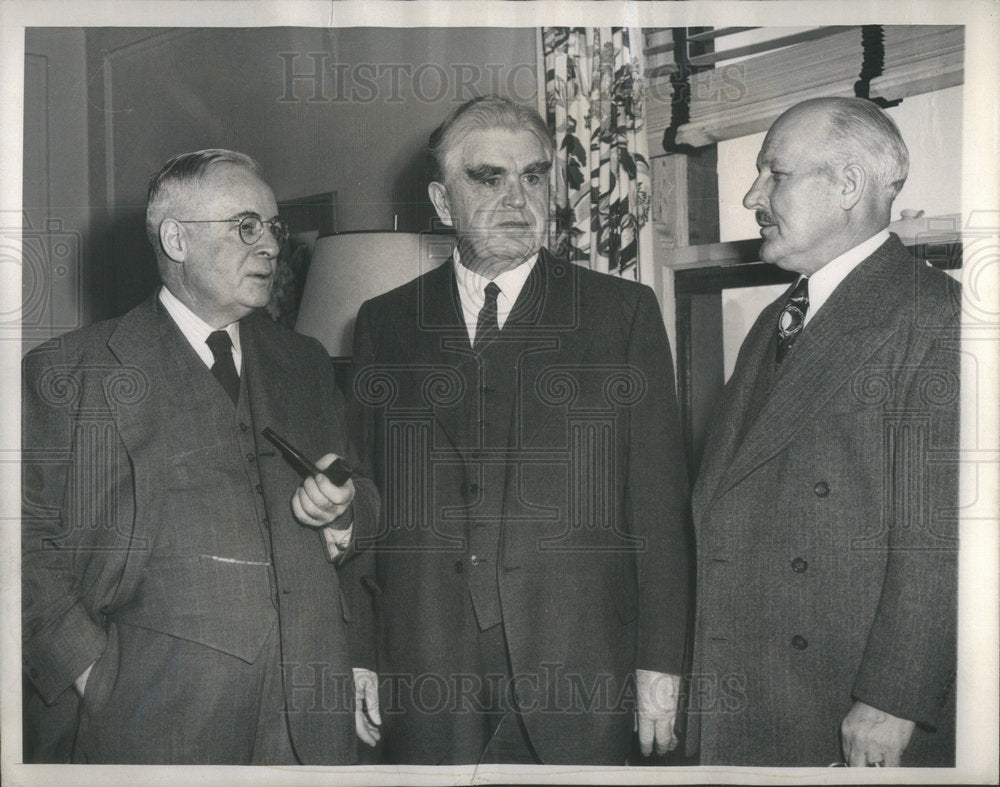 1949 United Mine Workers Big Shots Lewis, Kennedy and Owens-Historic Images