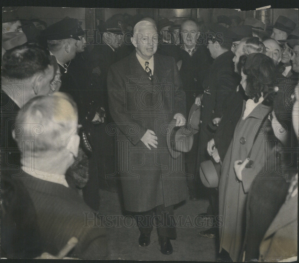 1947 Press Photo Chicago Mayor Martin Kennelly - Historic Images