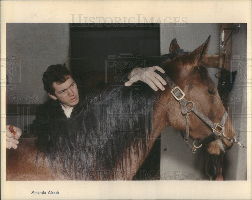 1990 Arlington Height State Veterinary Animal Chiropractor Horse-Historic Images