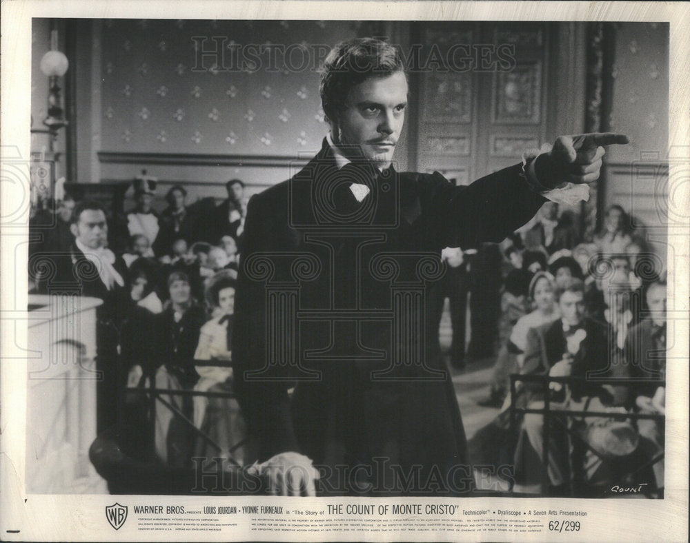 1963 Louis Jourdan Story Count Monte Cristo - Historic Images