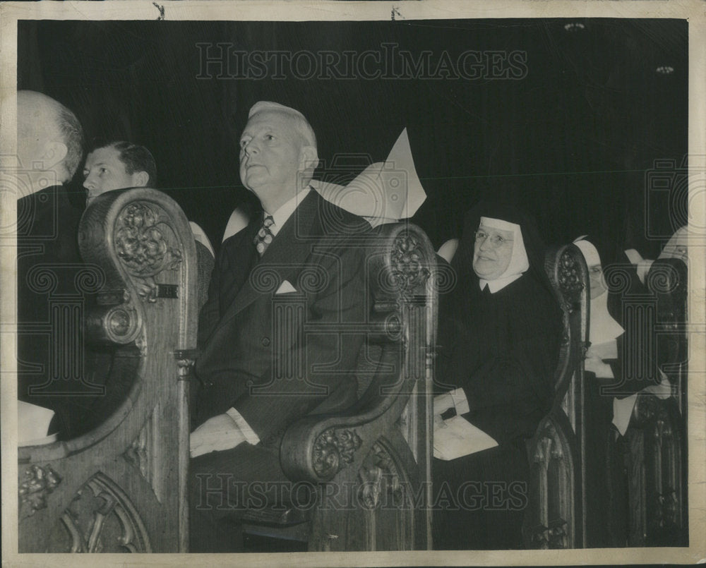 1979 Mayor Martin Kennelly Consecration Ceremony Holy Nae Cathedral - Historic Images