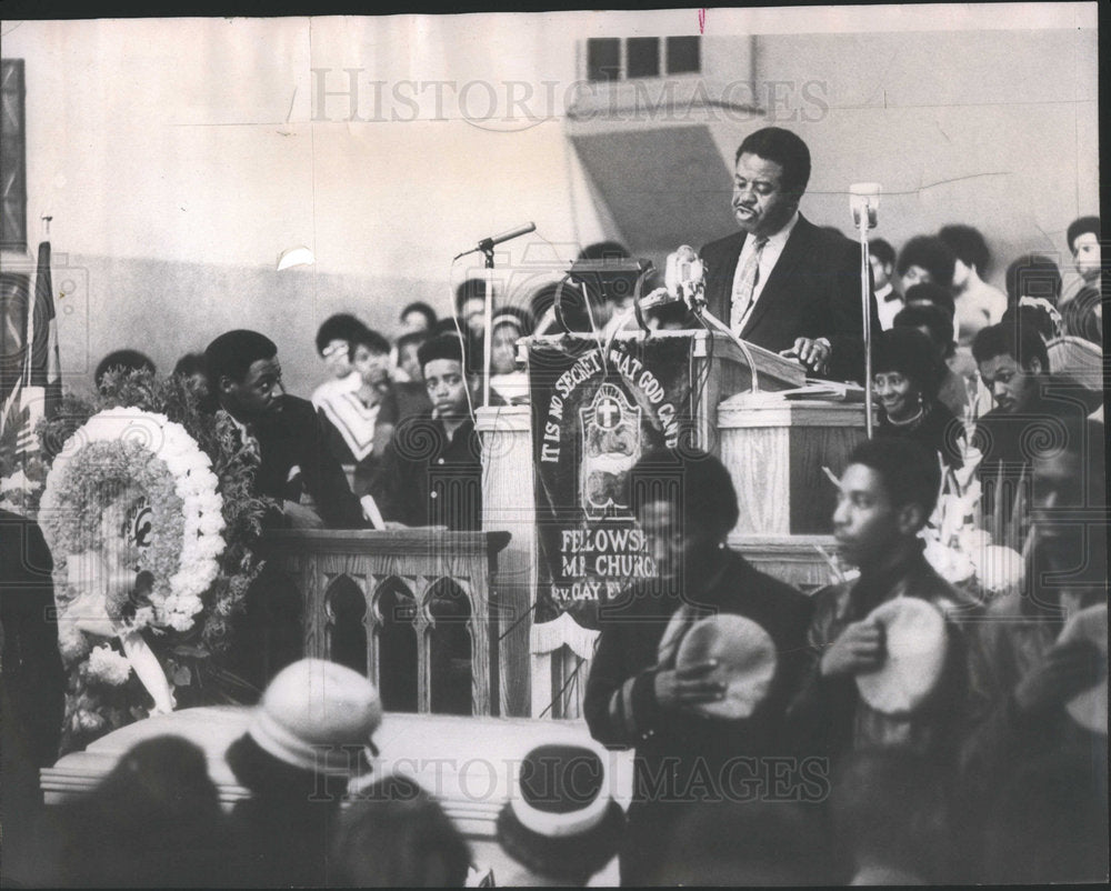 1969 Springfield Pamela Whitmore Baptist Church Ralph Abernathy - Historic Images