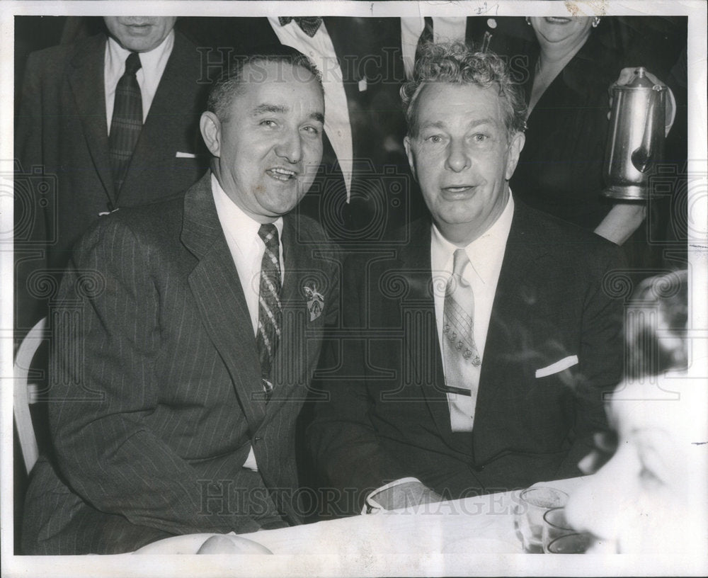1956 Cook County Attorney Ben Adamowski Senator Everett Dirksen - Historic Images