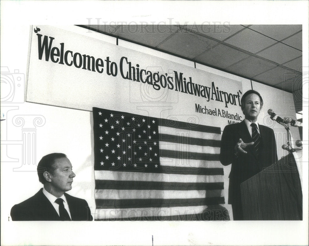 1978 Brock Adoms mayor Bilandic Adams South Side Facility - Historic Images