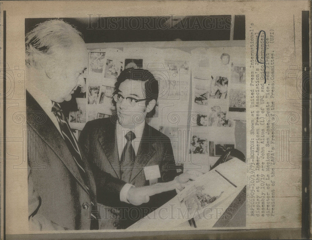 1973 Press Photo Press International American Association Annual Assembly - Historic Images