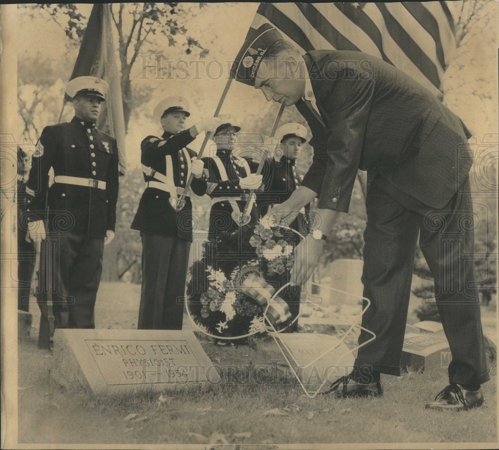 1964 Physicist Fermi Ramon Schaeffer American Legion Enrico Legion - Historic Images