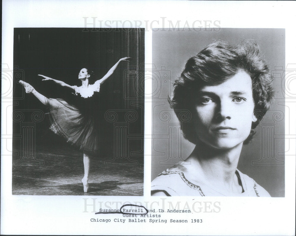 1927 Press Photo  Suzanne Farrell Andersen Guest Artists Chicago City Ballet - Historic Images