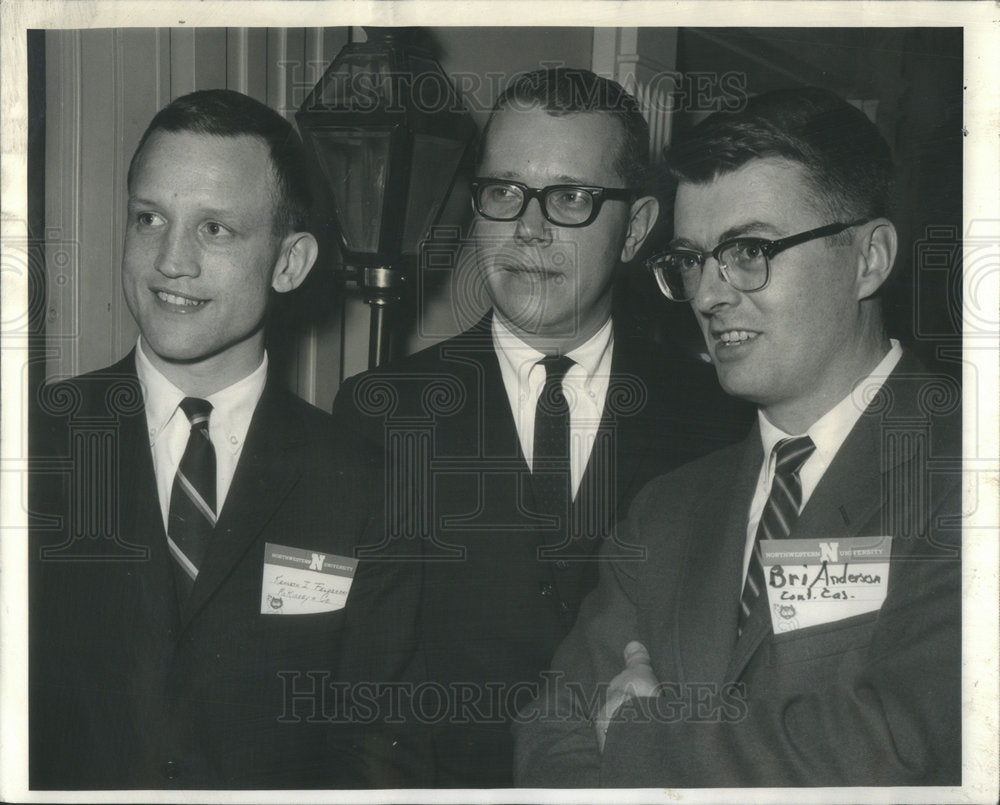 1965 Press Photo Continental Club Kenneth Felderman McKinsey Michigan symposium - Historic Images