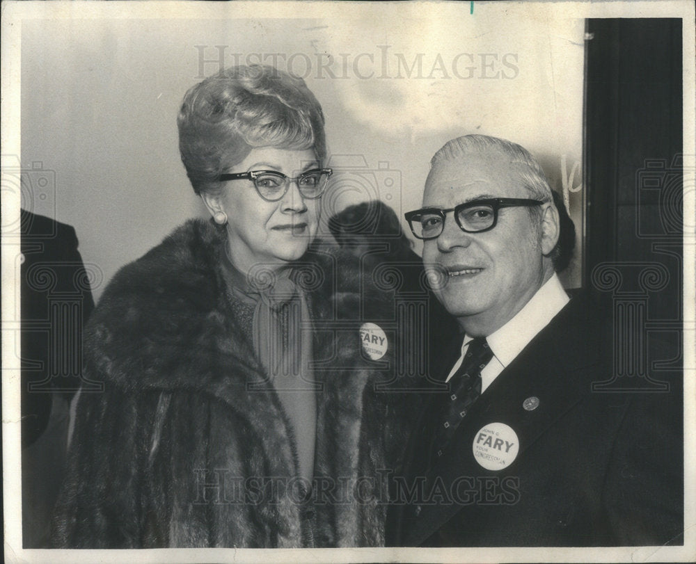 1980 Rep. John G. Fary and Estelle Kluczynski - Historic Images