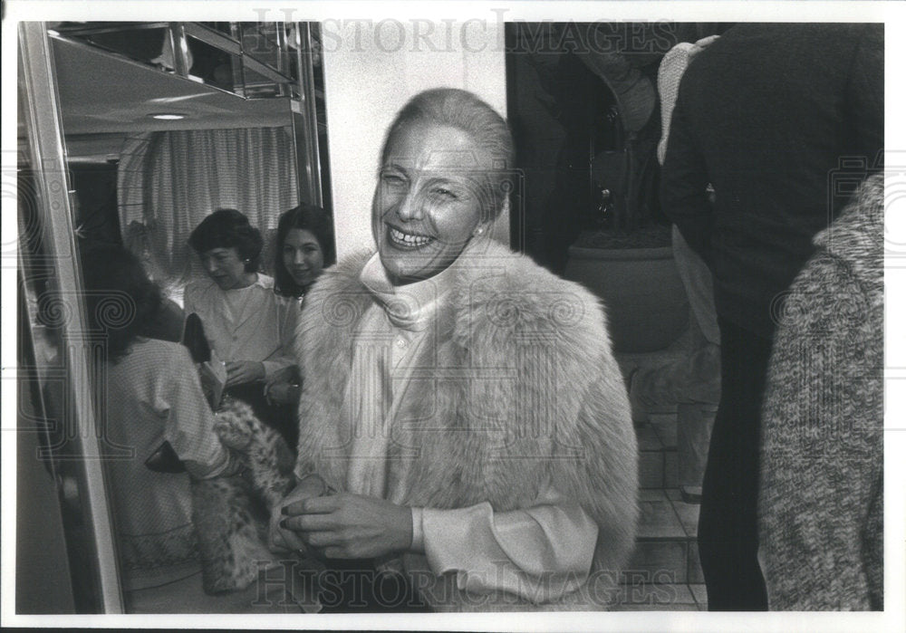 1981 Barbara Feldstein Wearing Fur - Historic Images