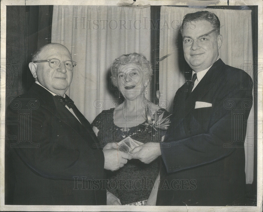 1955 Adolph Kroch & Mrs. Kroch, Franklin Watts Testimonial Dinner - Historic Images