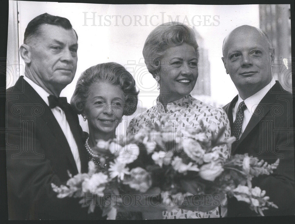 1969 Press Photo Mr. and Mrs. Carl Kroch and Their Parents - Historic Images