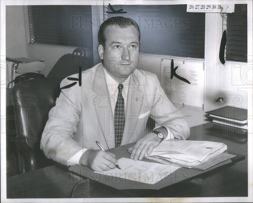 1956 Leon A. Kupeck/US District Attorney Retires - Historic Images