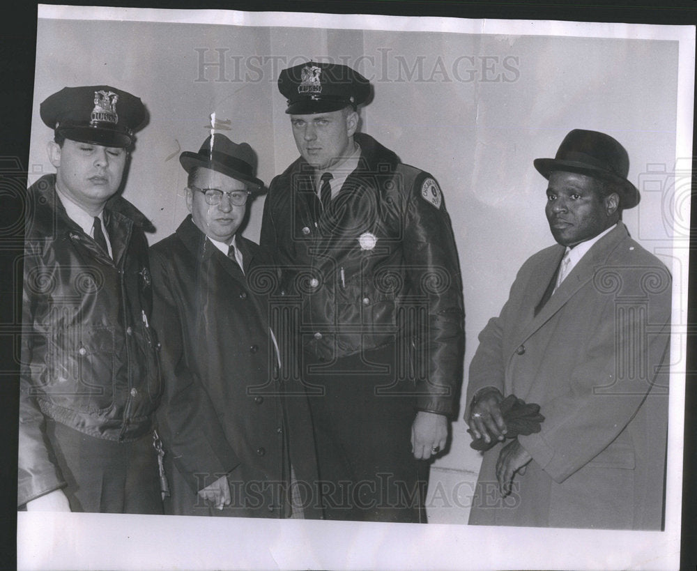 1963 Bribery Charges Suspect Kruss Arrest Chicago Police - Historic Images