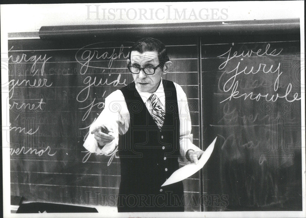 1978 Thaddeus A. Krupa/Teacher Of Year/Chicago - Historic Images