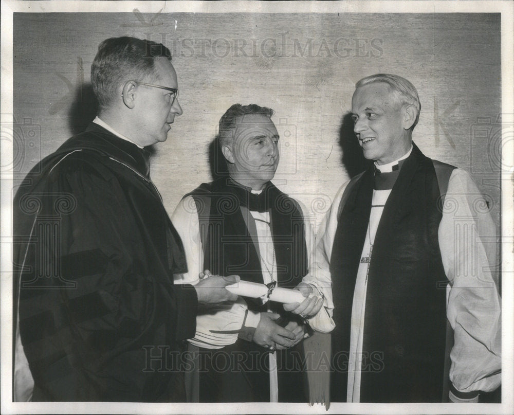 1958 Sabury Western Theological Seminary Graduation Ceremony - Historic Images