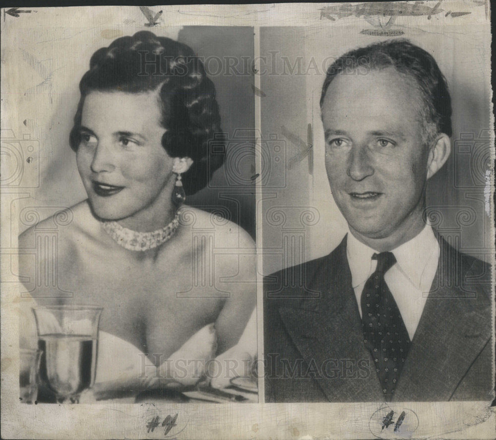 1950 Marriage of King Leopold III and Liliane Baels is an Issue Here - Historic Images