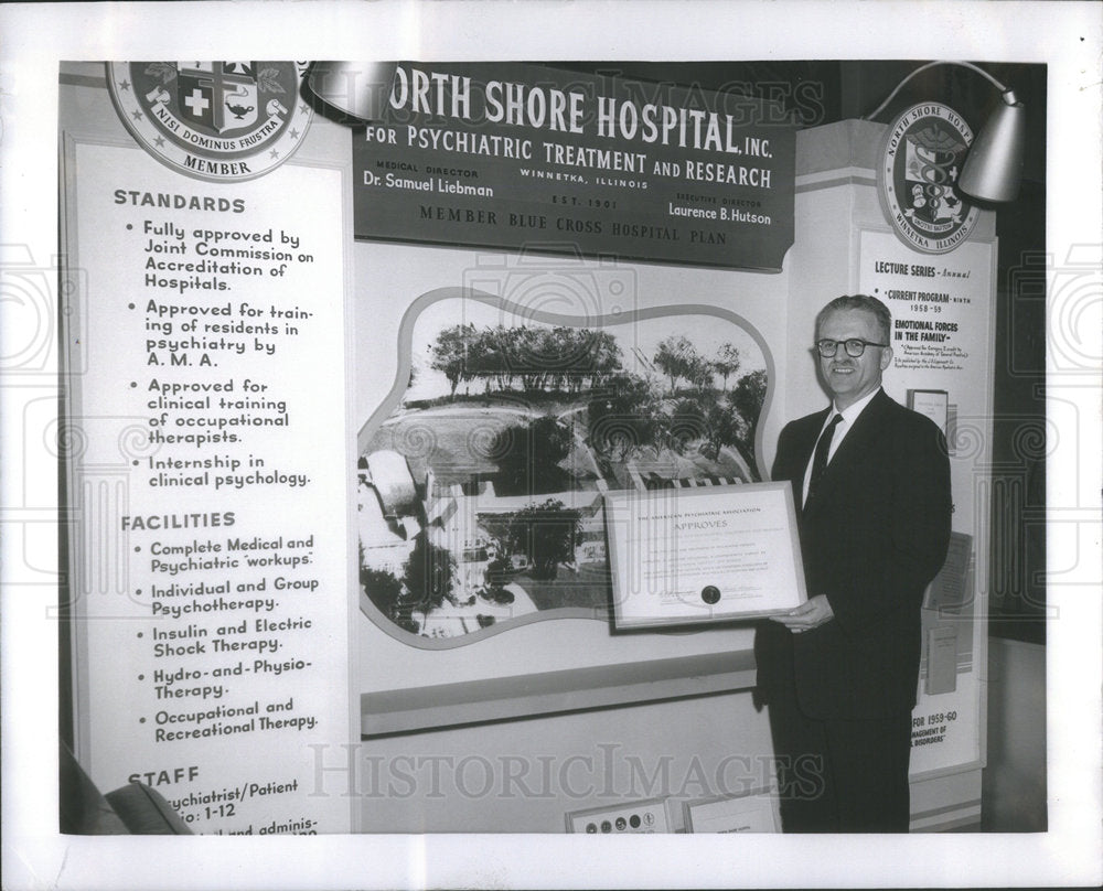 1959 Dr. Samuel Liebman/Psychiatry/North Shore Hospital/Chicago - Historic Images