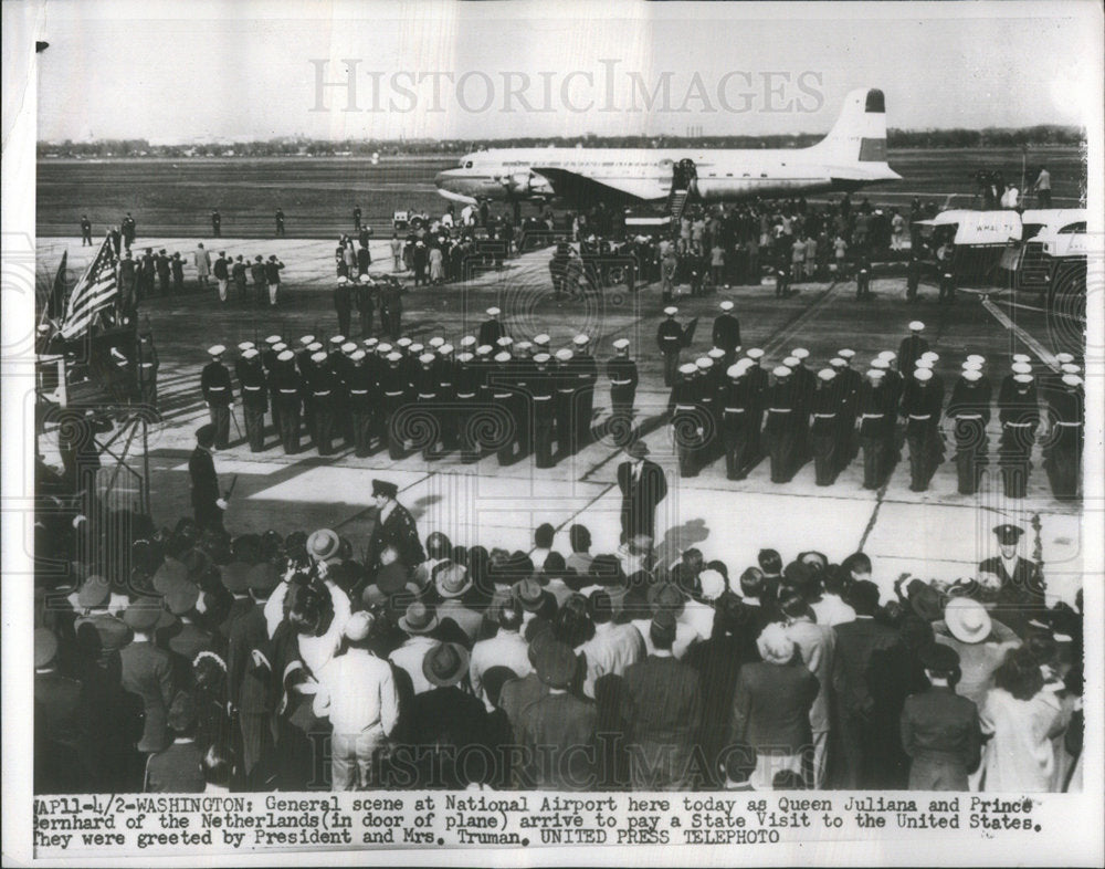 1952 Queen Juliana/Prince Bernhard/Netherlands/Harry S. Truman - Historic Images