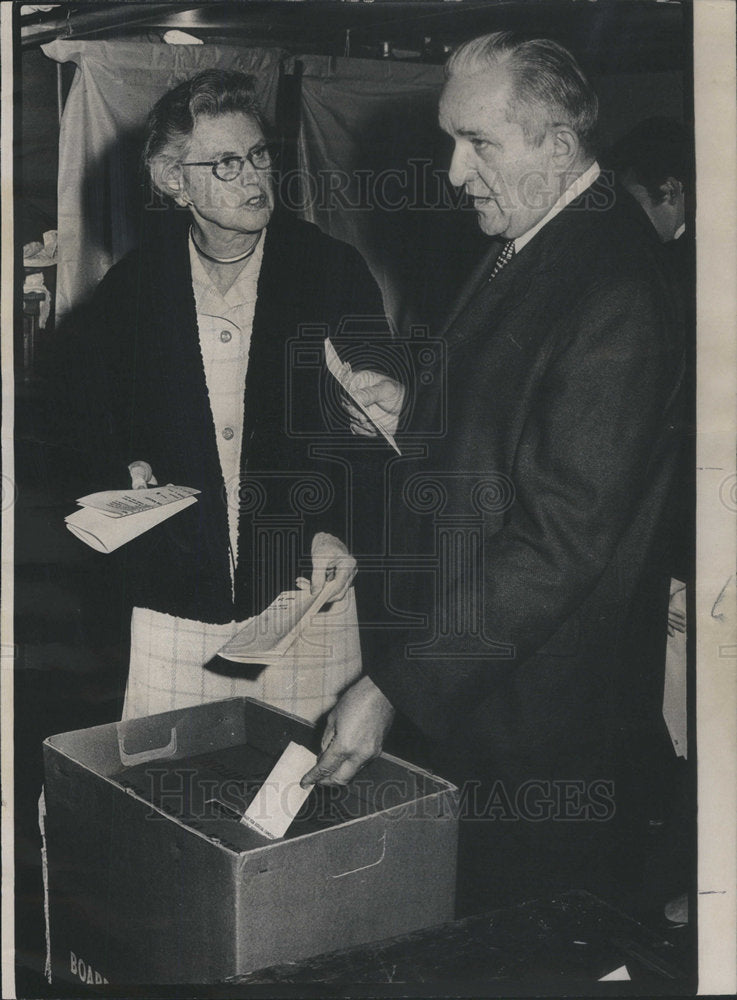 1970 Benjamin Adamowski GOP Candidate - Historic Images