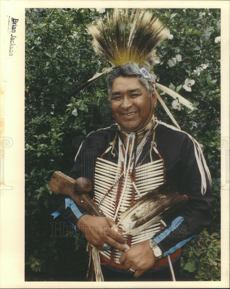 1993 Ron Jourdan American Indian Oneida tribe control systems design - Historic Images
