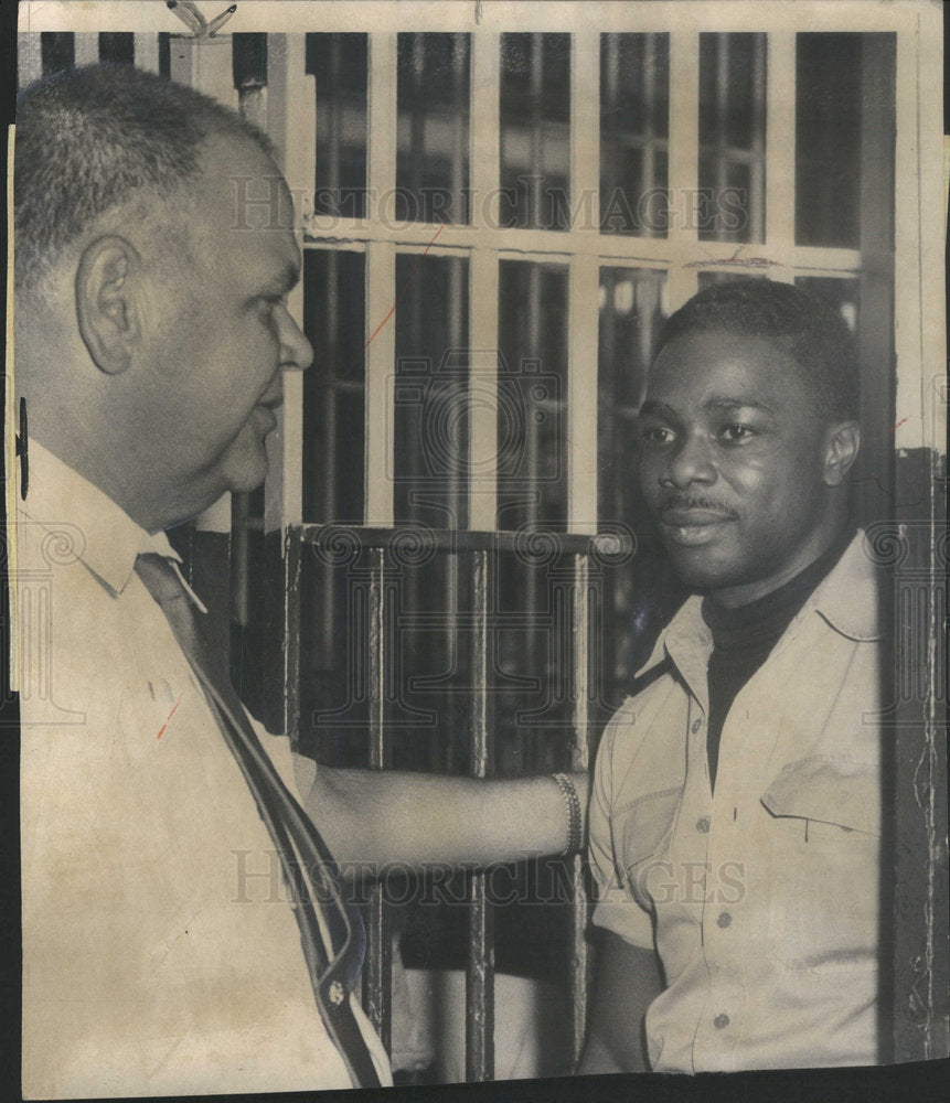 1962 Paul Crump Jack Jackson county jail warden commute death - Historic Images