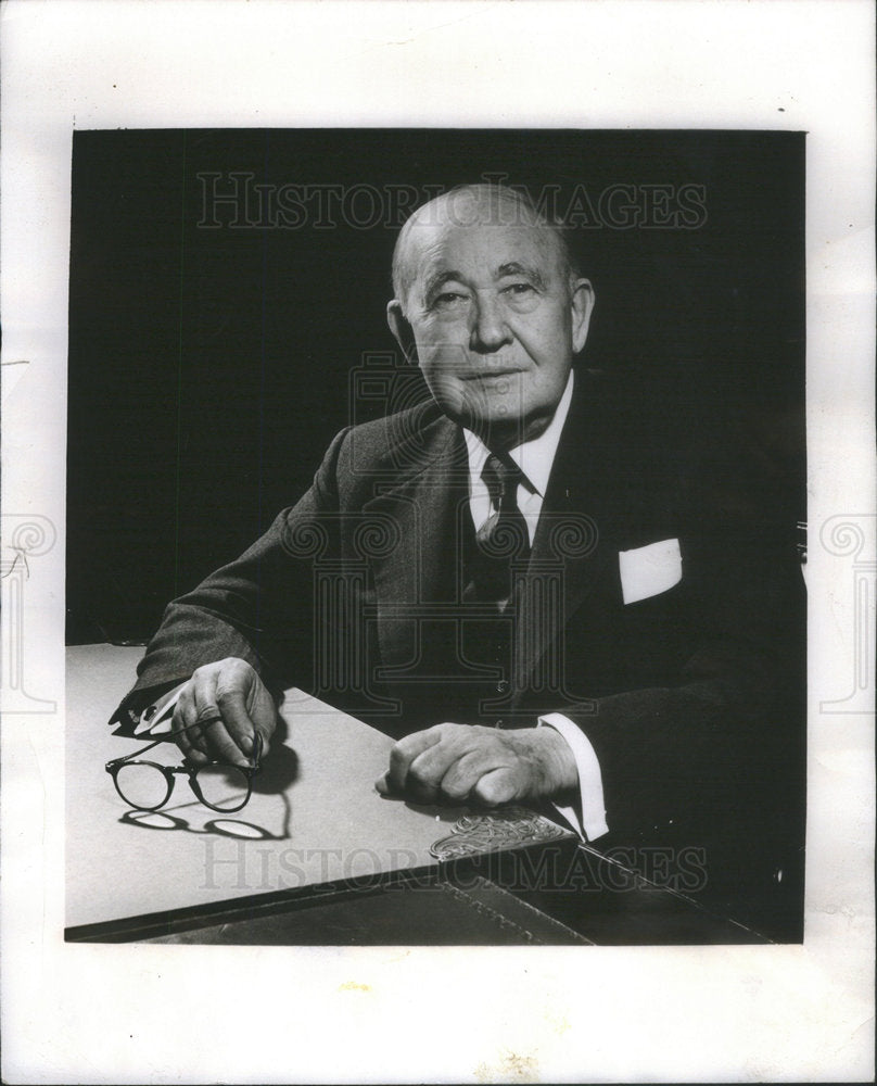 1959 Walter Cummings Continental Bank Chairman - Historic Images