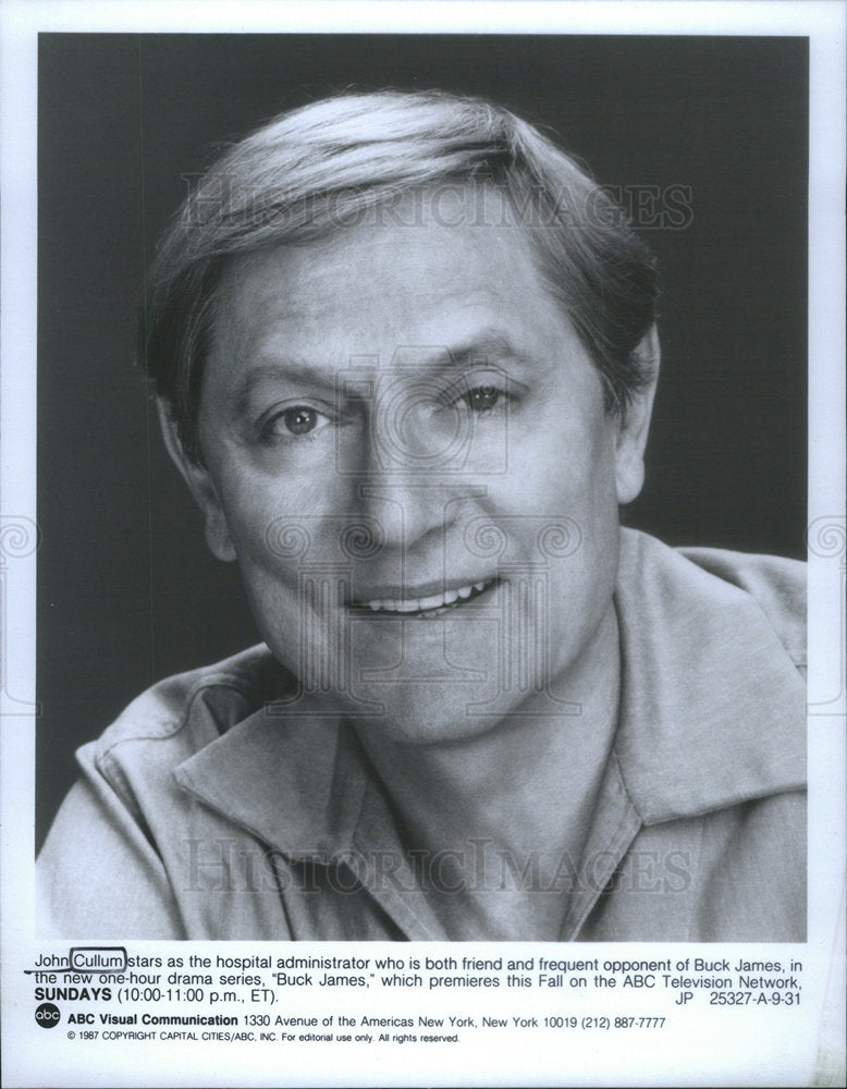 John Cullum star Buck James Drama Series ABC TV Network Hospital - Historic Images