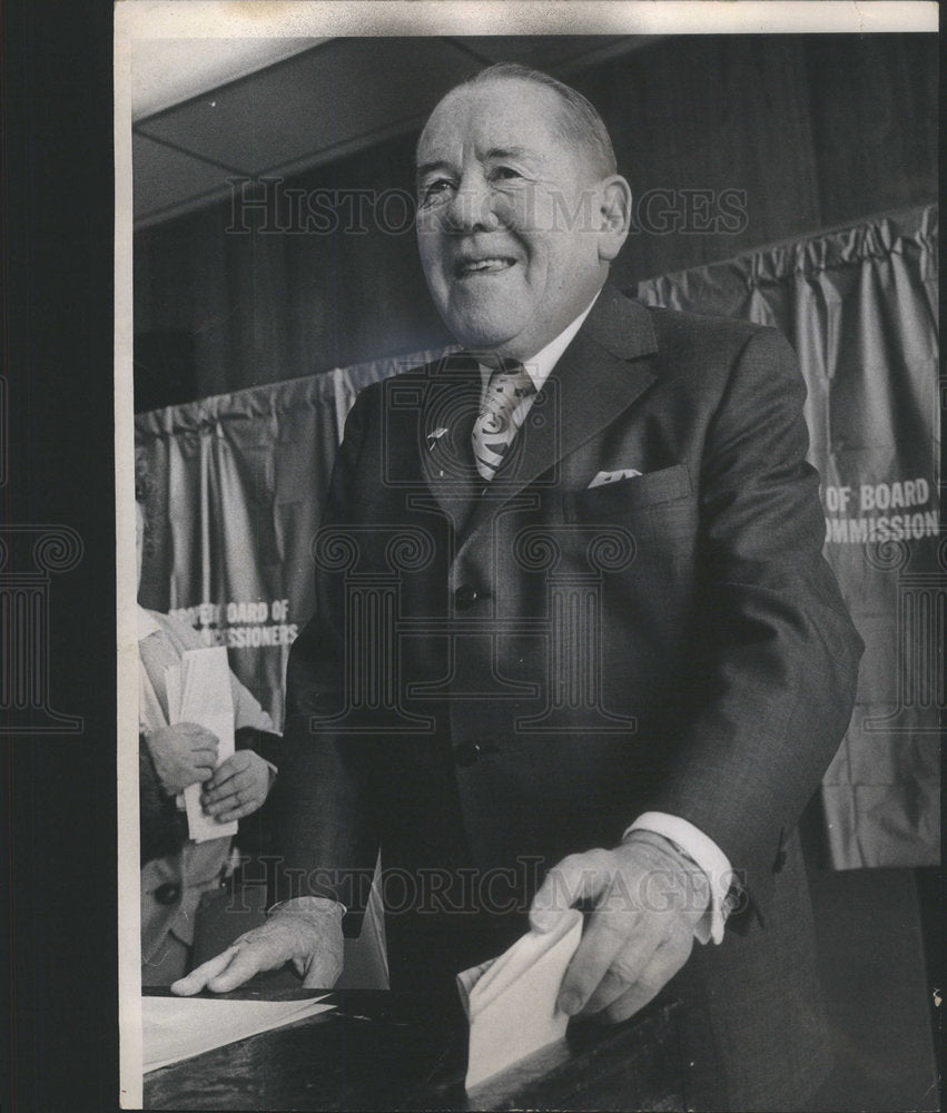 1970 County Assessor P.J. Cullerton. - Historic Images