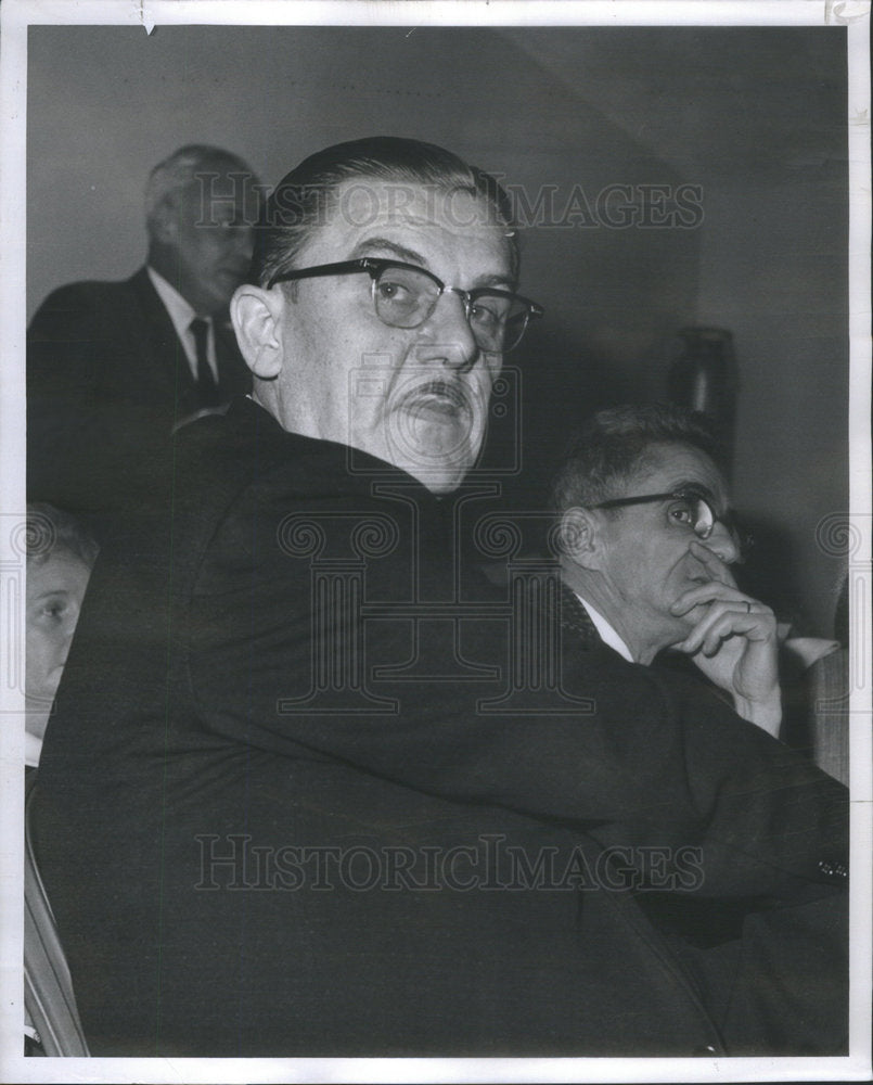 1961 Marvin Kurth Stickney board purchasing Agent Motion fire - Historic Images