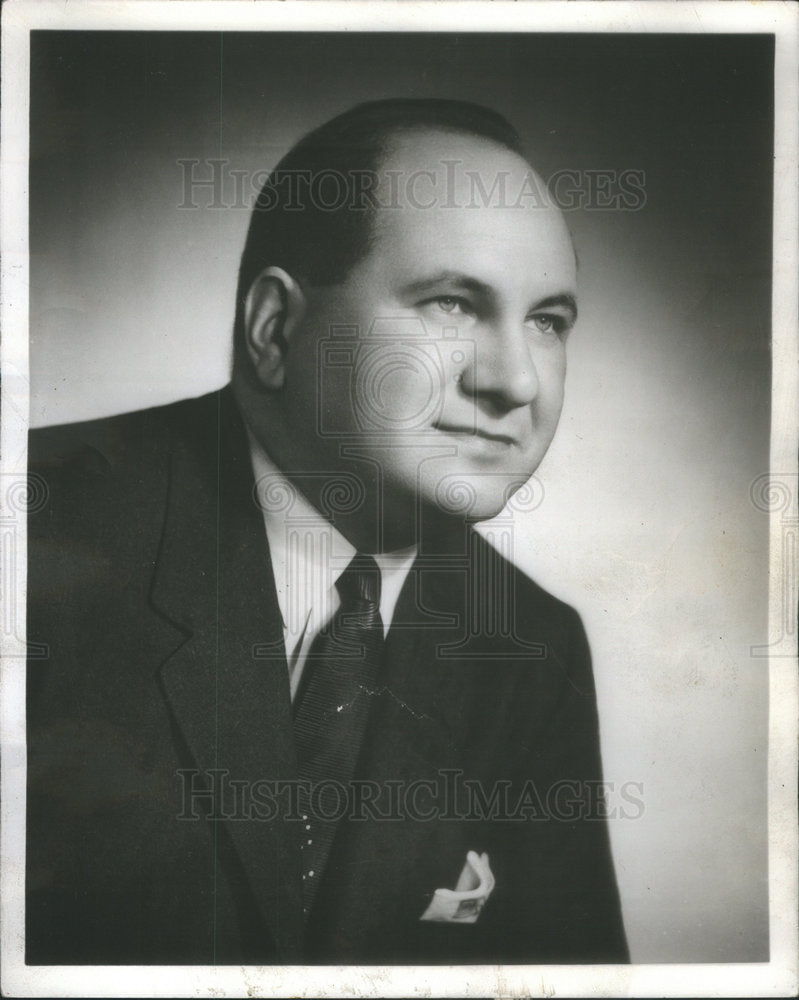 1961 Bernard Feinberg president Jefferson State Bank Chicago - Historic Images