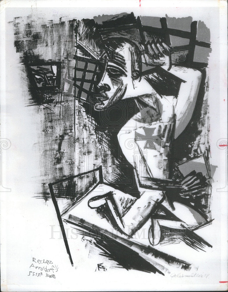 1984 Conrad Felixmuller German Expressionist Painter Artist - Historic Images