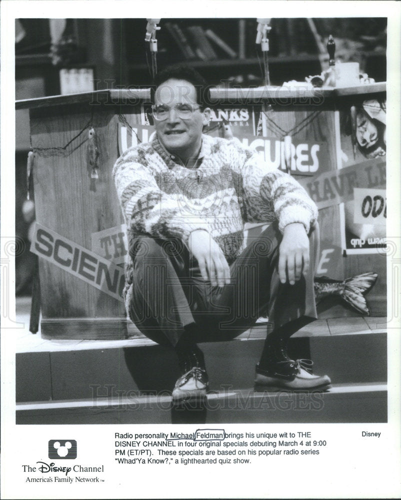 1993 Michael Feldman Radio Personality - Historic Images