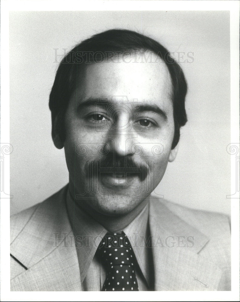1977 Jay Feldman WBBM television news director businessman - Historic Images